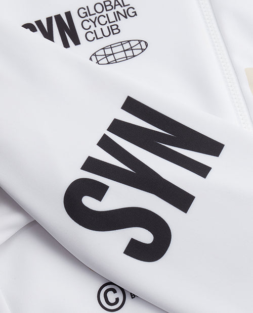 SYN 車衣 Pro Team Shield Jersey Slick 保暖長袖 女款 白