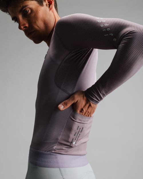 Isadore 薄長袖車衣 Alternative Ultralight Long Sleeve Jersey Lavender 男款 薰衣草紫