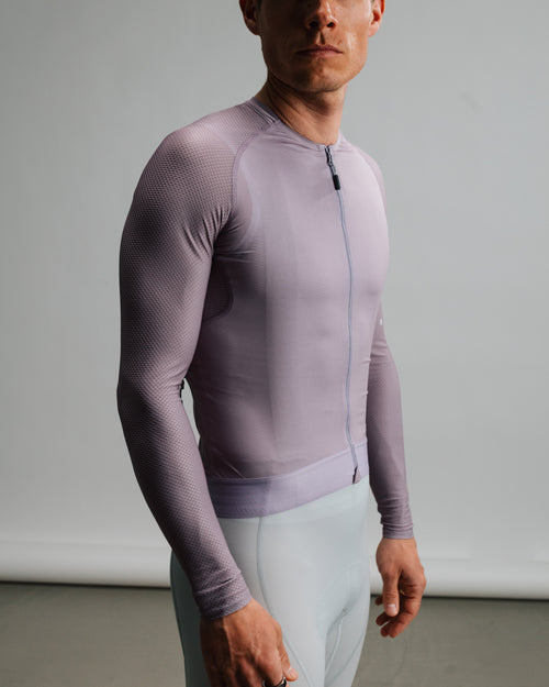 Isadore 薄長袖車衣 Alternative Ultralight Long Sleeve Jersey Lavender 男款 薰衣草紫