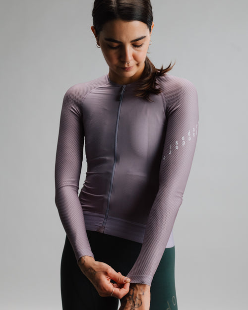 Isadore 薄長袖車衣 Alternative Ultralight Long Sleeve Jersey Lavender 女款 薰衣草紫