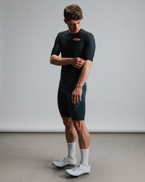 Isadore 車衣 Alternative Jersey Black 男款 黑底粉標