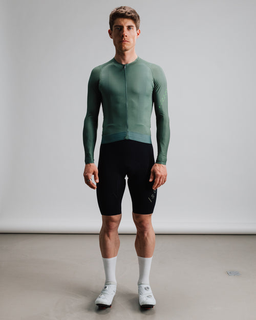 Isadore 薄長袖車衣 Alternative Ultralight Long Sleeve Jersey Laurel Wreath 男款 月桂冠綠