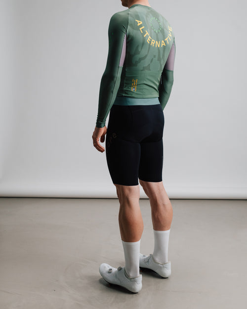 Isadore 薄長袖車衣 Alternative Ultralight Long Sleeve Jersey Laurel Wreath 男款 月桂冠綠