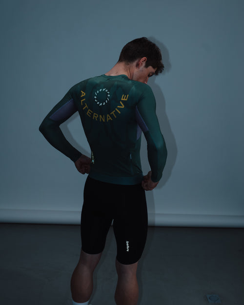 Isadore 薄長袖車衣 Alternative Ultralight Long Sleeve Jersey Laurel Wreath 男款 月桂冠綠