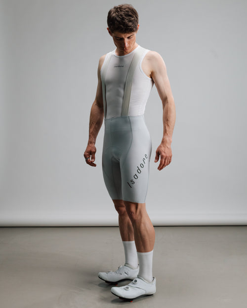 Isadore 車褲 Alternative Bib Shorts Harbor Mist 男款 淺灰