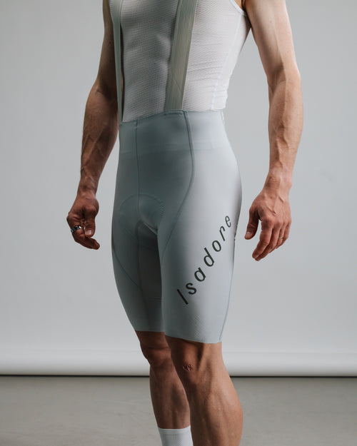 Isadore 車褲 Alternative Bib Shorts Harbor Mist 男款 淺灰