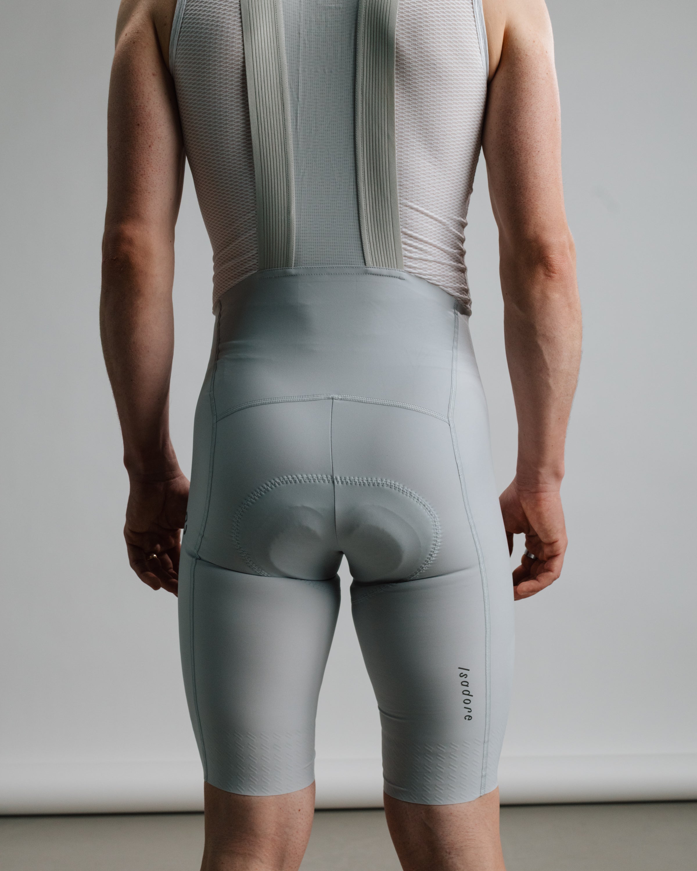 Isadore 車褲 Alternative Bib Shorts Harbor Mist 男款 淺灰