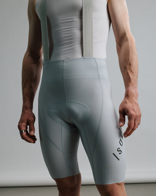 Isadore 車褲 Alternative Bib Shorts Harbor Mist 男款 淺灰