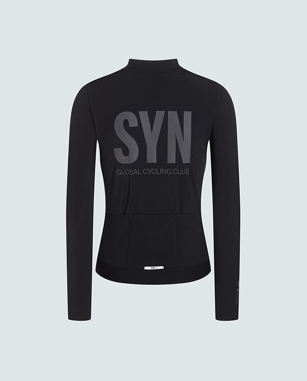 Biehler 車衣 Pro Thermal LS Jersey Black Reflective 保暖長袖 女款 黑