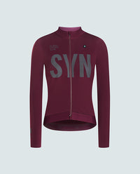 Biehler 車衣 Pro Thermal LS Jersey Rioja Reflective 保暖長袖 女款 酒紅