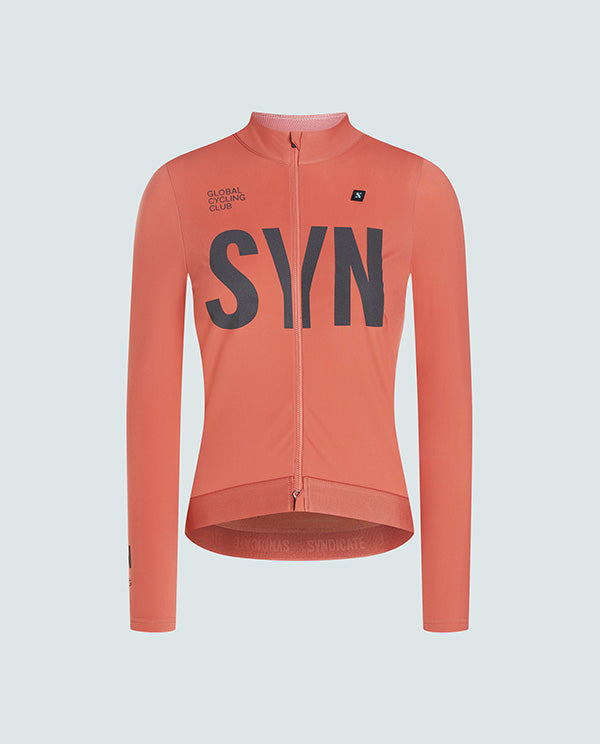 Biehler 車衣 Pro Thermal LS Jersey Terra Reflective 保暖長袖 女款 橘