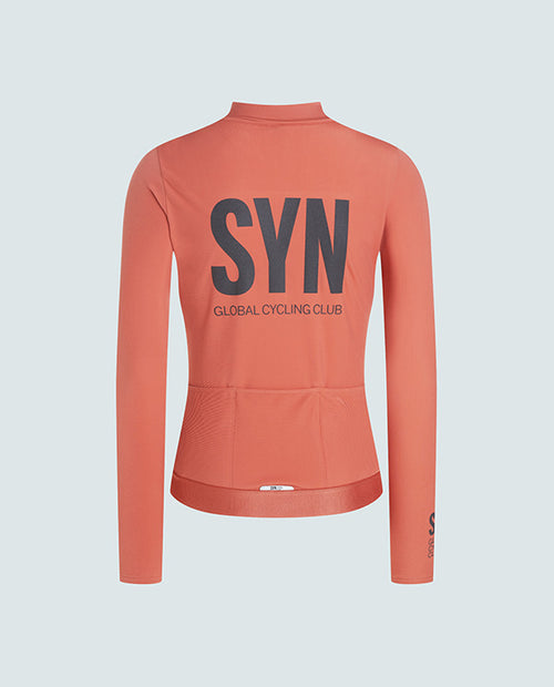 Biehler 車衣 Pro Thermal LS Jersey Terra Reflective 保暖長袖 女款 橘