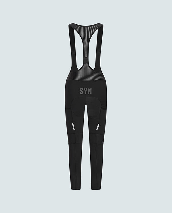 Biehler 車褲 Pro Thermal Bib Tights Black Reflective 保暖全長 女款 黑