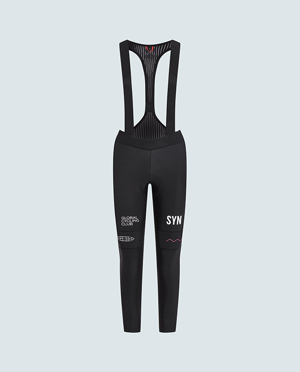SYN 車褲 Pro Team Thermal Bib Tights Ace 保暖全長 女款 黑