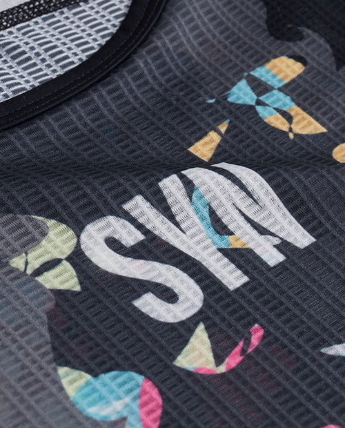 Biehler 無袖底衫 Pro Mesh Sleeveless Baselayer Splash 女款 黑底彩潑