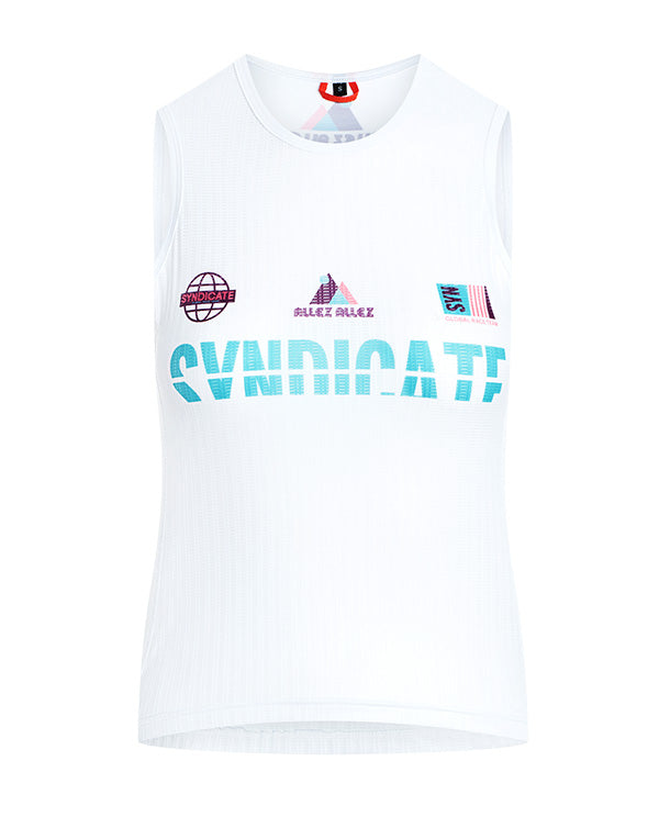 Biehler 無袖底衫 Pro Team Mesh Sleeveless Baselayer Miami 女款 白