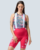 SYN 車褲 Pro Team Bib Shorts Coral Pink 女款 亮紅