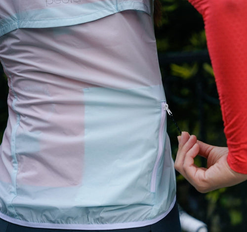 Pedla 防風背心 Elevate Lightweight Packable Gilet Frozen 女款 冰藍