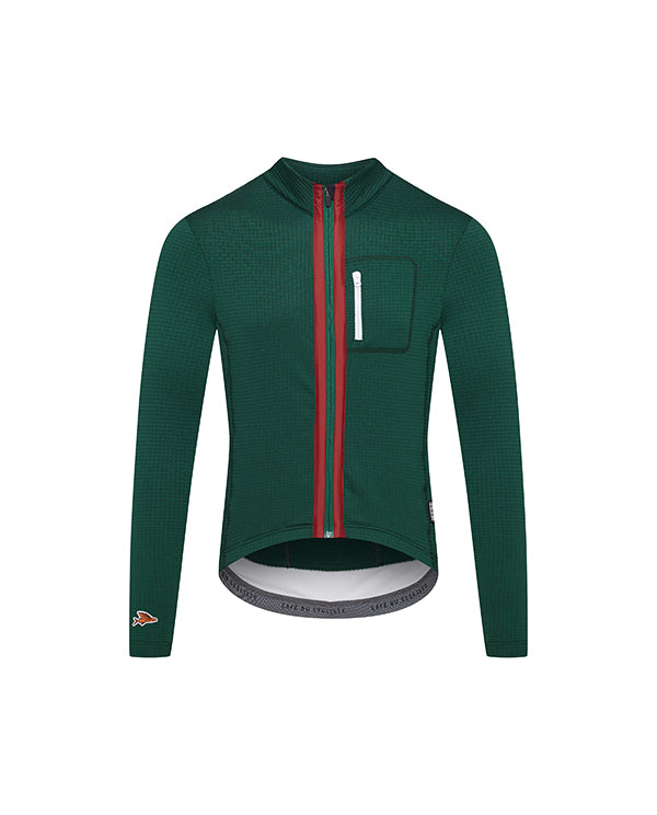 Café du Cycliste 車衣 Audax Lorenne LS Jersey Alpine Green 長袖 男款 綠