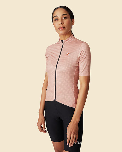 Café du Cycliste 車衣 Fleurette V2 Lightweight Jersey RoseSand 女款 沙漠玫瑰