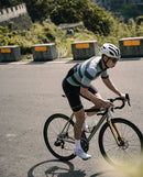 Café du Cycliste 車衣 Audax Mona Superlight Jersey Anthracite Agave 男款 漸層綠橫紋