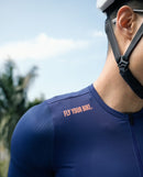 Café du Cycliste 車衣 Roxane LS Jersey Navy 長袖 男款 藍