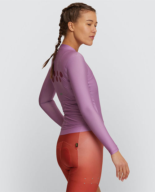 Pedla 薄長袖車衣 Essentials Classic LS Jersey Mauve 女款 藕紫