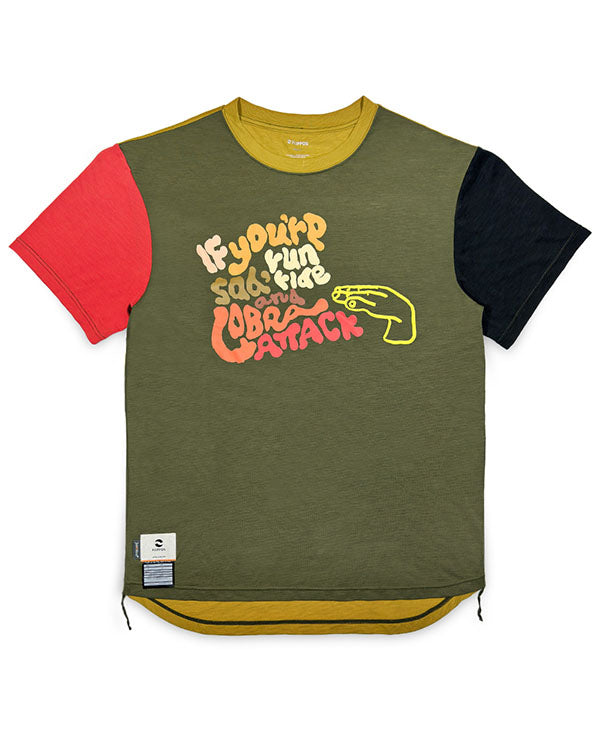 FLIPPOS「心碎女孩機能Ｔ」-WOMEN-COBRA ATTACK Merino TEE-EASY ON ME