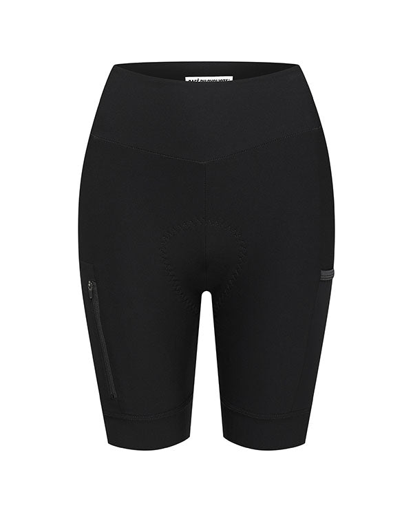 Café du Cycliste 平口無吊帶車褲 Elsa V2 Short with pad Black 女款 黑