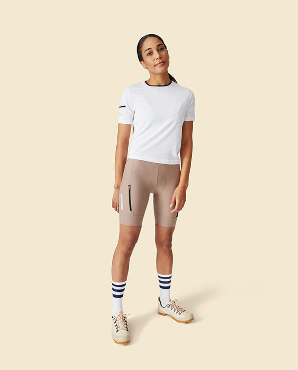 Elsav Café du Cycliste 平口無吊帶車褲 Elsa V2 Short with pad Oyster Grey 女款 牡蠣灰 ...