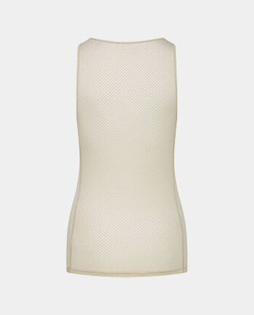 Café du Cycliste 底衫 Lillane Sleeveless Utralight Base Layer Pearl Grey 無袖 女款 珍珠白