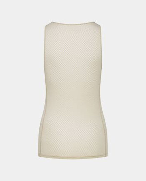 Café du Cycliste 底衫 Lillane Sleeveless Utralight Base Layer Pearl Grey 無袖 女款 珍珠白
