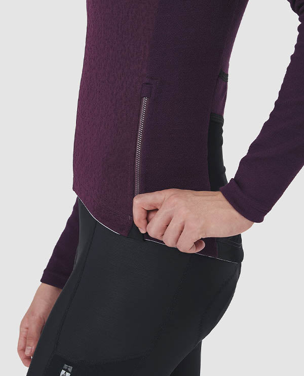 Café du Cycliste 車衣 Lydia LS Jersey Quetsche 長袖 男款 紫