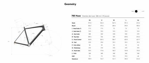 LOOK 成車 785 Huez Shimano 105 線條白 輕量化爬坡車
