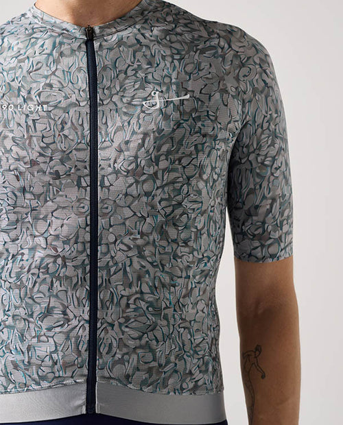 Givelo 車衣G90 LIGHT SS UNISEX JERSEY - MARBLE NAVY 大理石藍