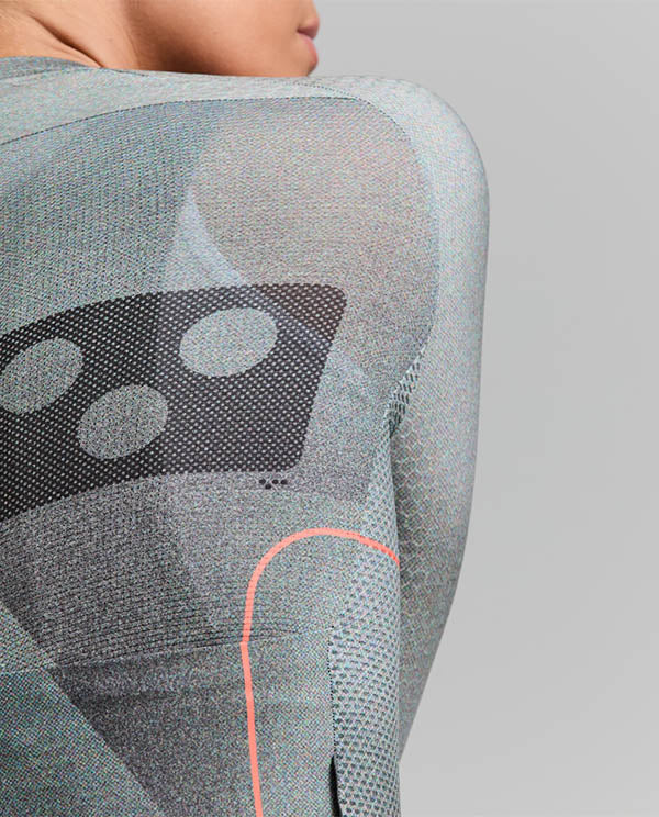 Pedla 薄長袖車衣Pro Pursuit LS 2.0 Jersey Motion Graphite 女款 城市灰