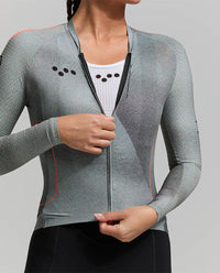 Pedla 薄長袖車衣Pro Pursuit LS 2.0 Jersey Motion Graphite 女款 城市灰