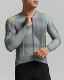 Pedla 薄長袖車衣Pro Pursuit LS 2.0 Jersey Motion Graphite 男款 城市灰