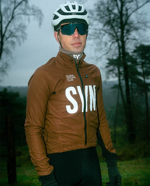 Biehler 全防雨外套Syndicate Defender Stay Dry Jacket Pale Rust 男女共版 棕