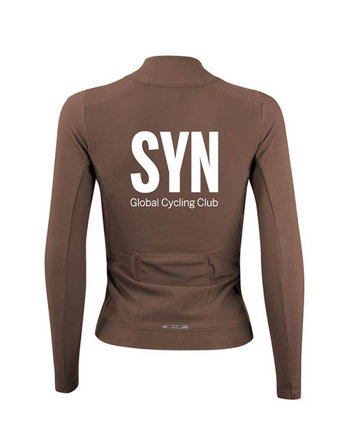 Biehler 中量長袖車衣Syndicate Training LS Jersey Pimento 女款 咖啡