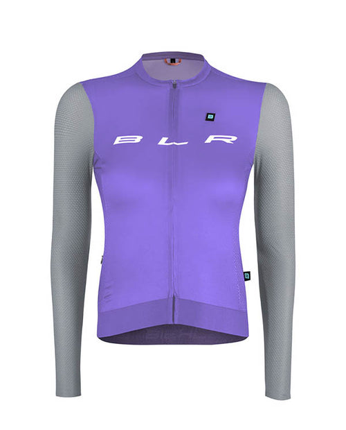 Biehler 薄長袖車衣 Statement LS Jersey Lavender Grey 女款 灰紫