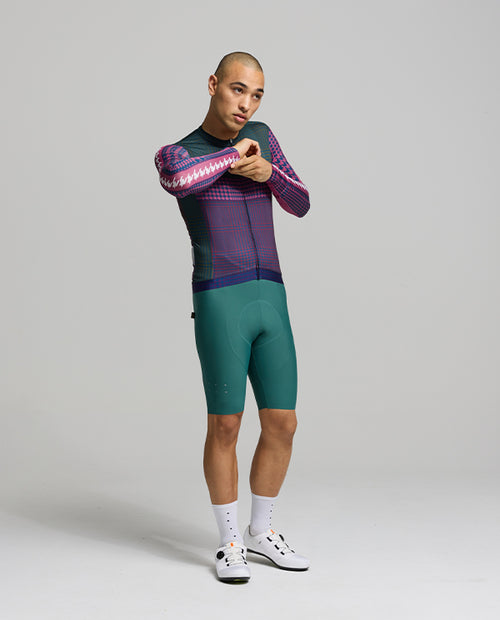 Pedla 車衣HoundsKNIT Training Jersey Dusty Purple 薄長袖 男款 紫