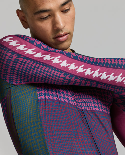 Pedla 車衣HoundsKNIT Training Jersey Dusty Purple 薄長袖 男款 紫