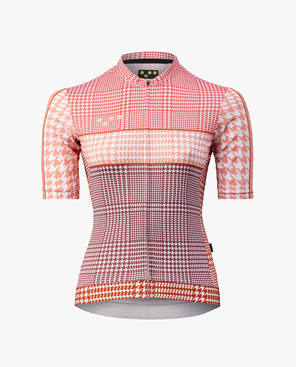 Pedla 車衣HoundsKNIT Training Jersey Pastel Rose 女款 粉格紋