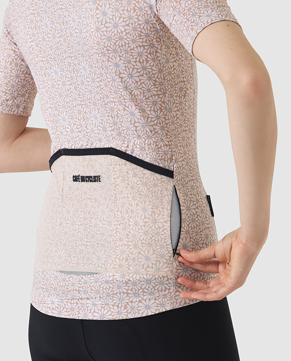 Café du Cycliste 車衣 Fleurette V2 Daisy Rosa 女款 雛菊粉
