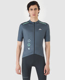 Café du Cycliste 車衣 Fleurette V2 Dots Anthracite 男款 黑炭灰