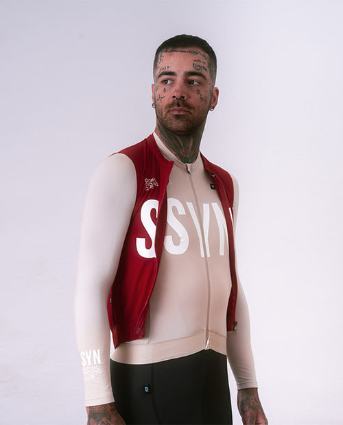 Biehler 防風背心Syndicate Training Vest 2.0 Merlot 男款 酒紅