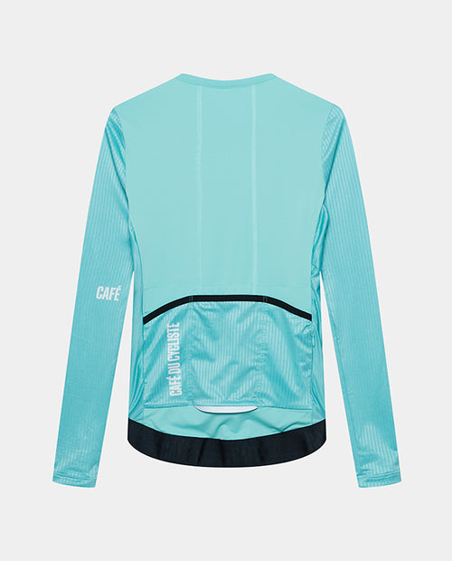 Café du Cycliste 車衣 Roxane LS Jersey Riviera Blue 長袖 女款 蔚藍