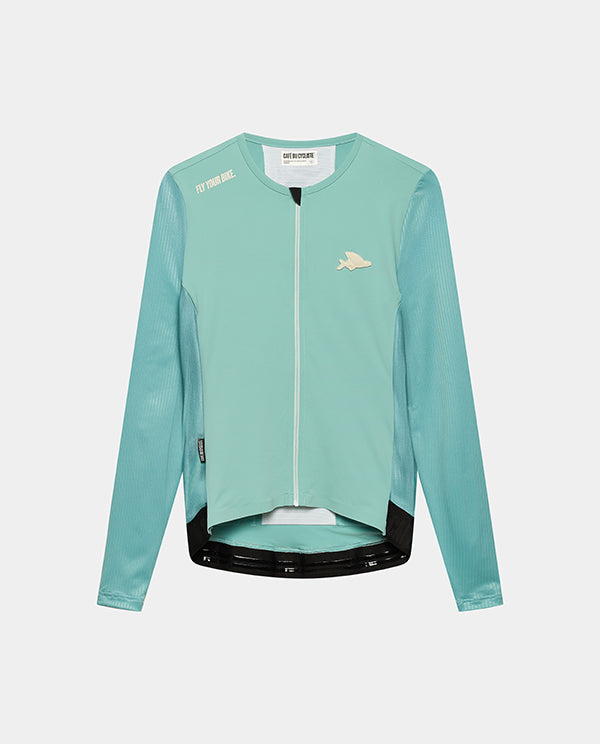 Café du Cycliste 車衣 Roxane LS Jersey Riviera Blue 長袖 男款 蔚藍