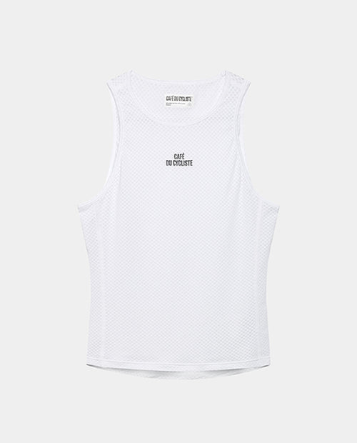 Café du Cycliste 底衫 Liliane Sleeveless Utralight Base Layer White 無袖 女款 白